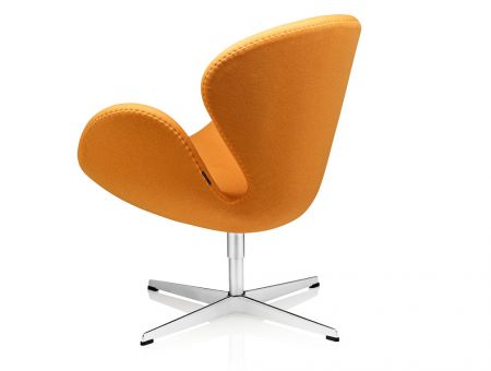 The SWAN™ Lounge chair (Der Schwan™), Stoffbezug orange von Arne Jacobsen - © Republic of Fritz Hansen