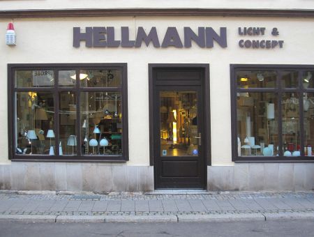 Das Ladengeschäft von Elektro-Hellmann mit so manchem Designklassiker